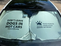 Don't Leave Dogs in Hot Cars - Windshield Sun Shade